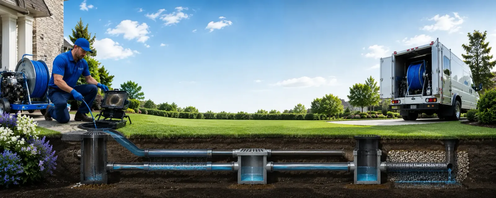 Outdoor drain cleaning information for Glouster, OH